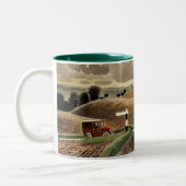 Tasse 2 Couleurs Eric Ravilit, Wiltshire Landscape, (Gauche)