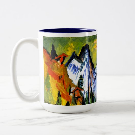 Tasse 2 Couleurs Ernst Kirchner - Berggipfel, (Gauche)