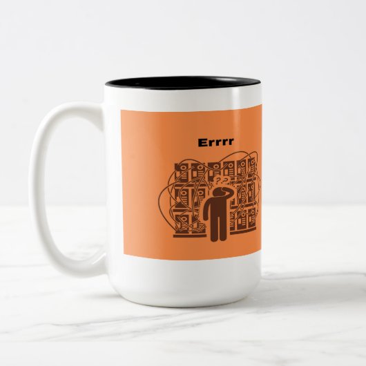 Tasse 2 Couleurs Erreur système : Café introuvable (Gauche)