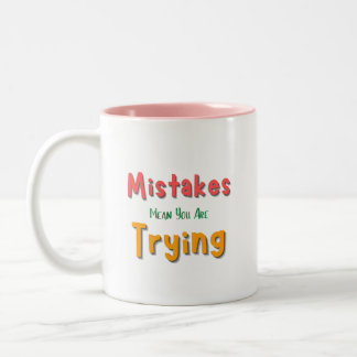 Tasse 2 Couleurs Erreur, vous essayez