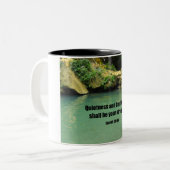 Tasse 2 Couleurs Ésaïe 30:15 (Devant gauche)