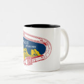 Tasse 2 Couleurs Escalade Carabiner du parc national Pinnacles (Devant droit)