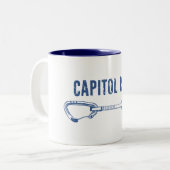 Tasse 2 Couleurs Escalade de Capitol Reef Rock (Devant gauche)