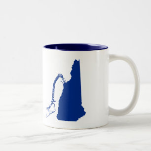 Tasse 2 Couleurs Escalade de glace au New Hampshire