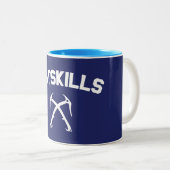 Tasse 2 Couleurs Escalade de glace CatSkills (Devant droit)