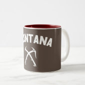 Tasse 2 Couleurs Escalade de glace du Montana (Devant droit)