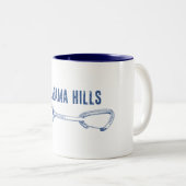 Tasse 2 Couleurs Escalade des collines de l'Alabama (Devant droit)