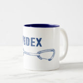 Tasse 2 Couleurs Escalade d'index Quickdraw (Devant droit)