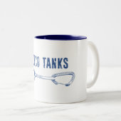 Tasse 2 Couleurs Escalade Hueco Tanks (Devant droit)