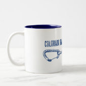 Tasse 2 Couleurs Escalade nationale du Colorado (Gauche)