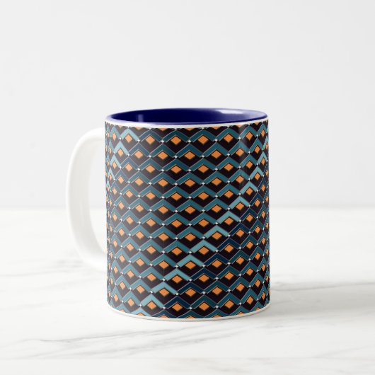 Tasse 2 Couleurs Escaliers en escaliers motif Altona (Devant gauche)