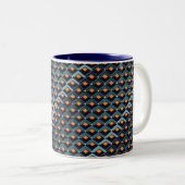 Tasse 2 Couleurs Escaliers en escaliers motif Altona (Devant droit)