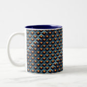 Tasse 2 Couleurs Escaliers en escaliers motif Altona (Gauche)