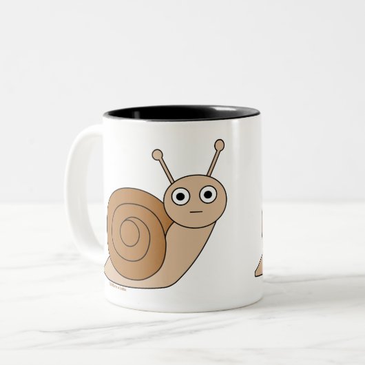 Tasse 2 Couleurs Escargot (Devant gauche)