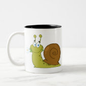 Tasse 2 Couleurs Escargot d'amour (Gauche)