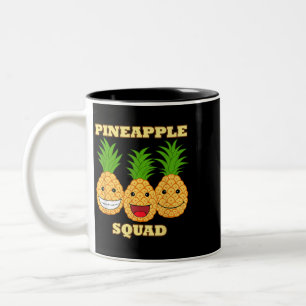 Tasse 2 Couleurs Escouade d'ananas Fruits exotiques Vitamine en san