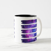Tasse 2 Couleurs Espace artistique Galaxie (Devant droit)