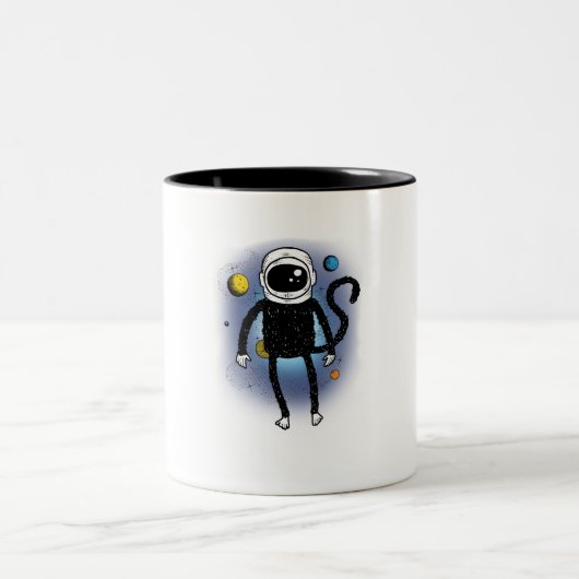 Tasse 2 Couleurs Espace singe (Centre)