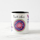 Tasse 2 Couleurs espace Vibes de fruits (Centre)