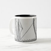 Tasse 2 Couleurs Espagnol Ship (Devant gauche)