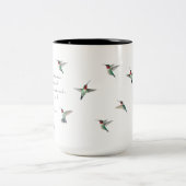 Tasse 2 Couleurs Espérons colibri (Centre)