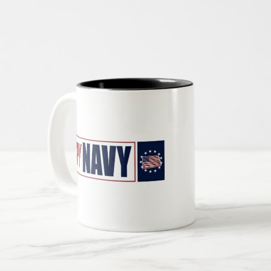 TASSE 2 COULEURS ESPIY NAVY (Devant gauche)