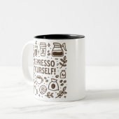 Tasse 2 Couleurs Espresso Vous-Même ! (Devant gauche)