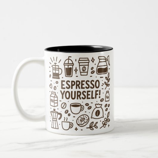 Tasse 2 Couleurs Espresso Vous-Même ! (Gauche)
