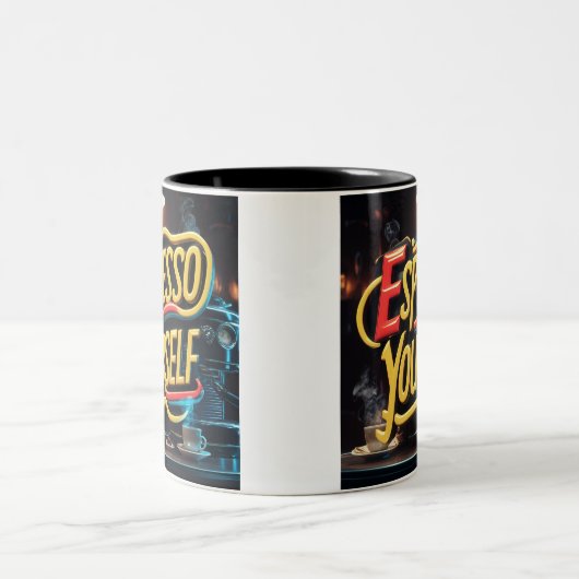 Tasse 2 Couleurs "Espresso Yourself" (Centre)