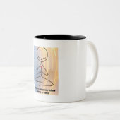 TASSE 2 COULEURS ESPRIT ASSEZ (Devant droit)