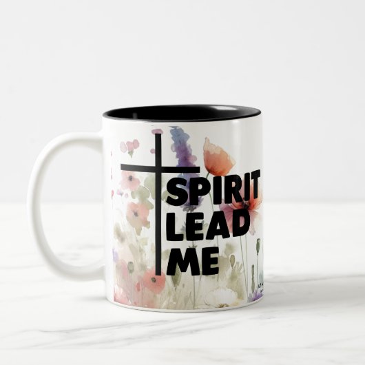 Tasse 2 Couleurs Esprit, conduis-moi Fleur moderne (Gauche)