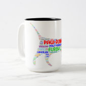 Tasse 2 Couleurs Esprit du chat (Devant gauche)