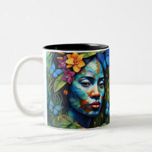 Tasse 2 Couleurs Esprit Orchidée "Yarumi" - Femmes en Amazonie