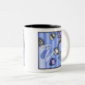 Tasse 2 Couleurs Esprits - Nuit surréaliste gothique pop (Devant droit)