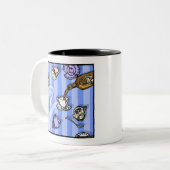 Tasse 2 Couleurs Esprits - Nuit surréaliste gothique pop (Devant gauche)