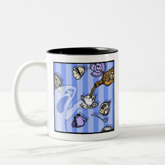 Tasse 2 Couleurs Esprits - Nuit surréaliste gothique pop (Gauche)