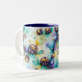 Tasse 2 Couleurs Essence du bleuet (Devant gauche)