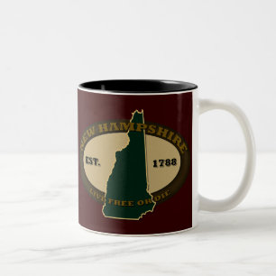 Tasse 2 Couleurs Est 1788 du New Hampshire