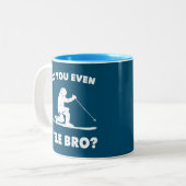 Tasse 2 Couleurs Est-Ce Que Vous Êtes Même Tele Bro ? (Devant gauche)