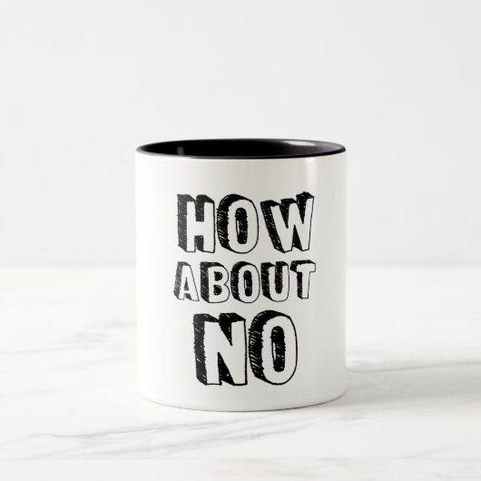 Tasse 2 Couleurs Et non (Centre)