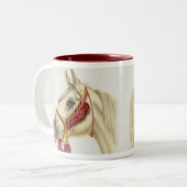 Tasse 2 Couleurs Étalon Arabe (Devant gauche)