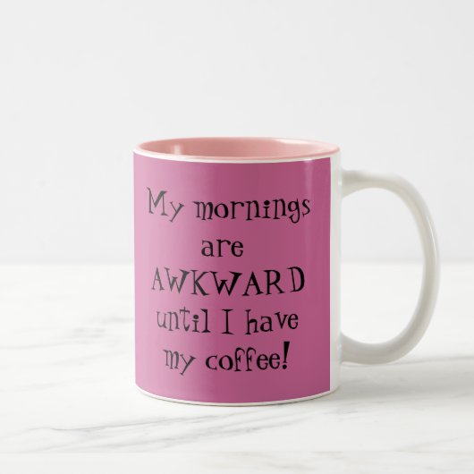 Tasse 2 Couleurs Étape Awkward (Droit)