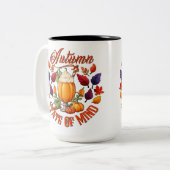 Tasse 2 Couleurs État D'Esprit D'Automne (Devant gauche)