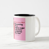 Tasse 2 Couleurs Etat d'esprit de Chingona (Devant droit)