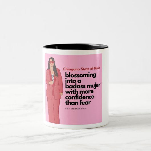 Tasse 2 Couleurs Etat d'esprit de Chingona (Centre)