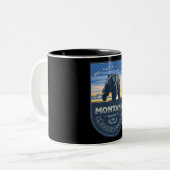 Tasse 2 Couleurs État du Montana (Devant gauche)