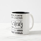 Tasse 2 Couleurs État/New Jersey (Devant droit)