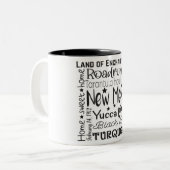 Tasse 2 Couleurs État/Nouveau-Mexique (Devant gauche)