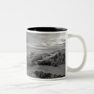 Tasse 2 Couleurs États-Unis, Alaska, Parc national Denali, Vue aéri