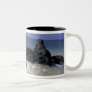 Tasse 2 Couleurs États-Unis, Hawaï, Maui, Maui, Makena Beach, Surf